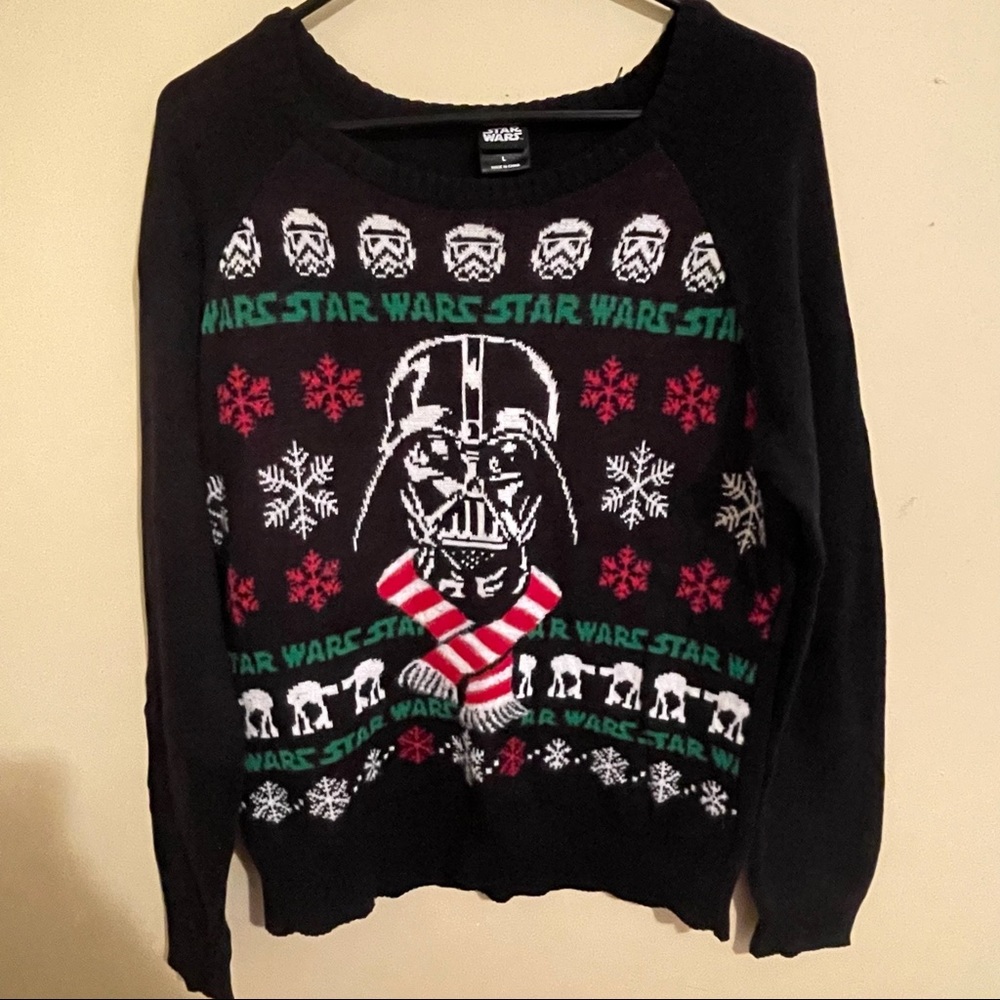 Star Wars Black Christmas Sweater